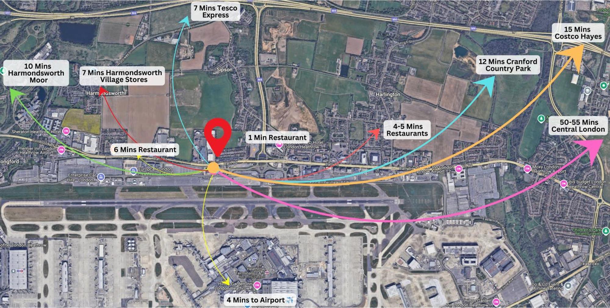 Airport Comfy Stay Harmondsworth ภายนอก รูปภาพ